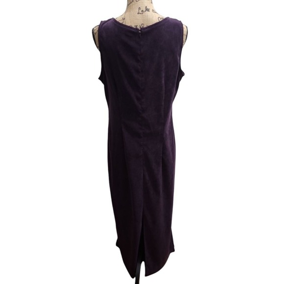 Jessica Howard Maxi Dress Sleeveless Purple Casual Career Size 12 - Picture 2 of 5